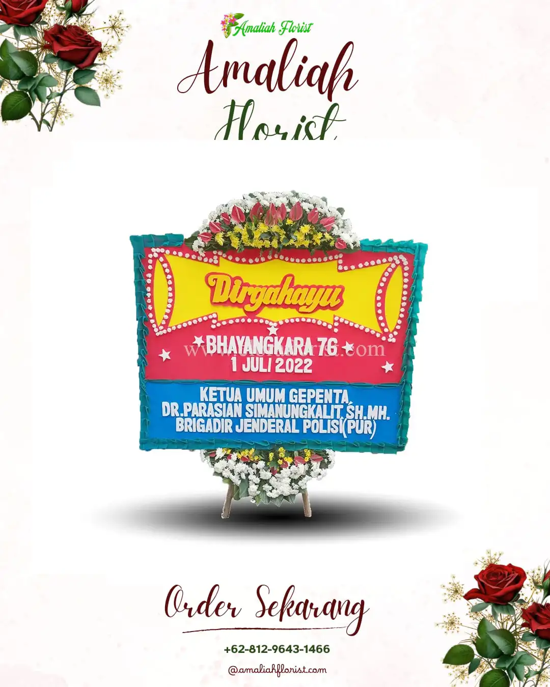 Papan Bunga HUT Ulang Tahun Kedewan